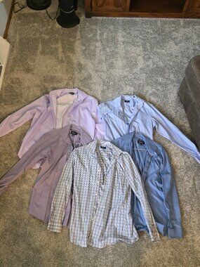 Men's Dress Shirt Lot/ Bundle (5) 16 34/35